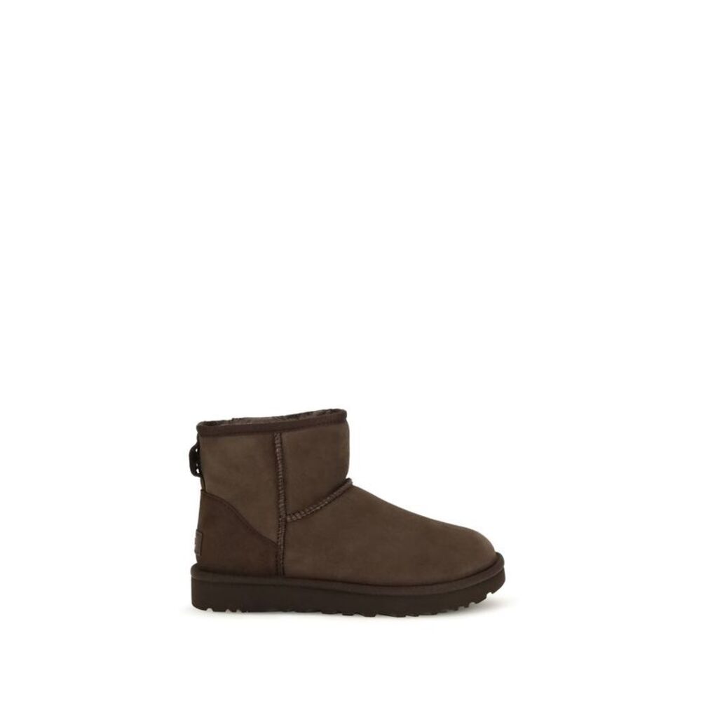 UGG Brown Calf Leather Bos Taurus Ankle Women's Boots